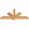 Ekena Millwork Redmond Smooth Timber Gable Bracket, Western Red Cedar, 48"W x 22"H x 3 1/2"D x 3 1/2"F, 11/12 Pitch GBW048X22X0404RED00SWR - alternate 2